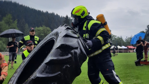 TFA železný hasič a aj požiarne útoky v Korni 2022
