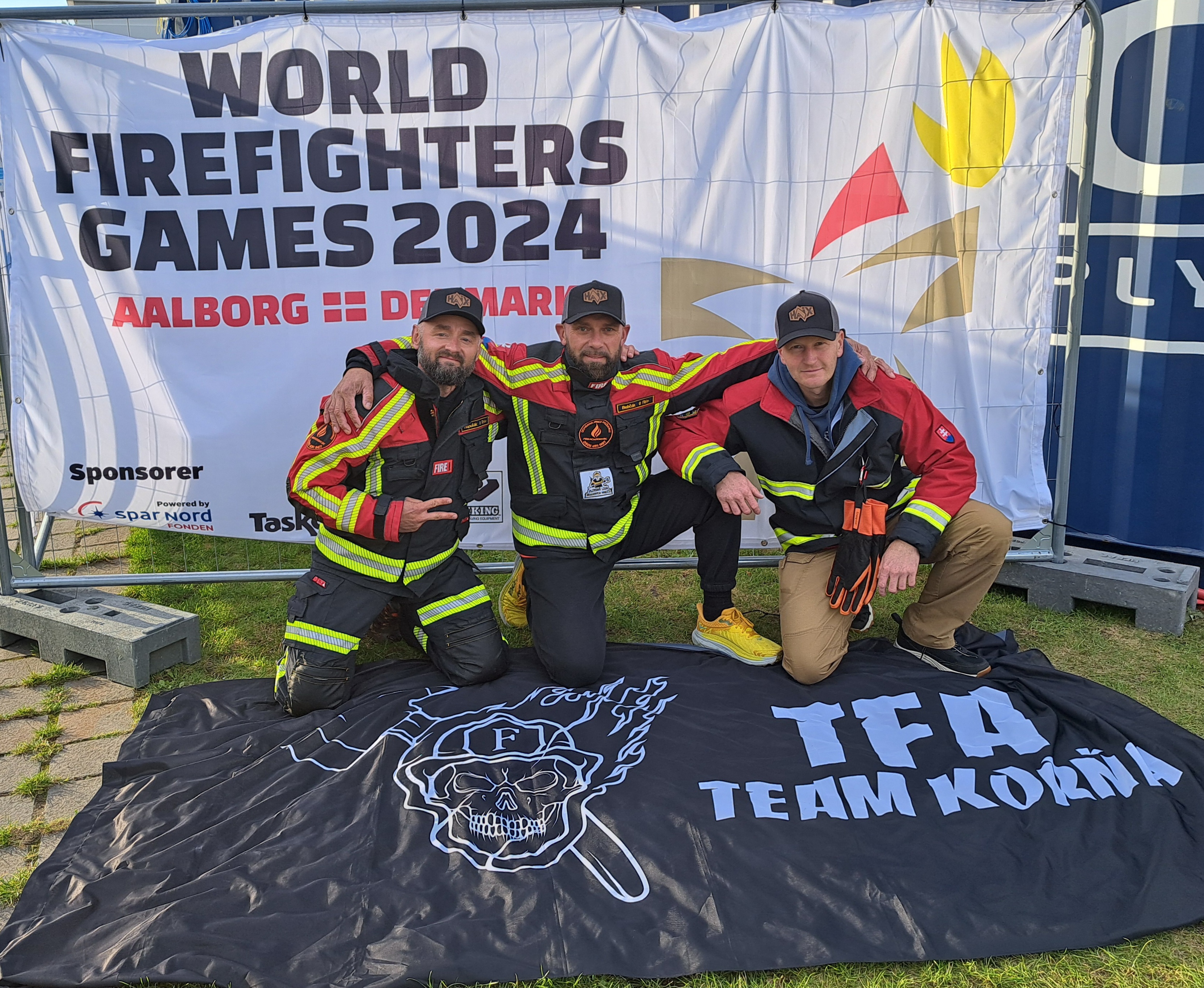 World Firefighters Games Aalborg 2024 aj s členmi TFA DHZ Korňa