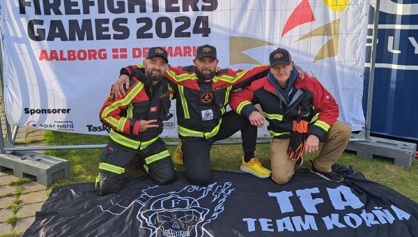 World Firefighters Games Aalborg 2024 aj s členmi TFA DHZ Korňa